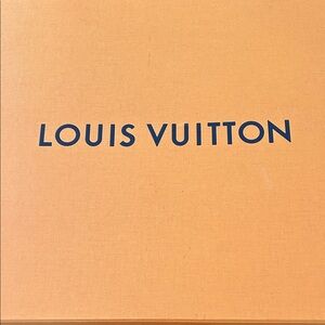 Louis Vuitton Signature Orange Box Large approximately 18”x15x6.5”
